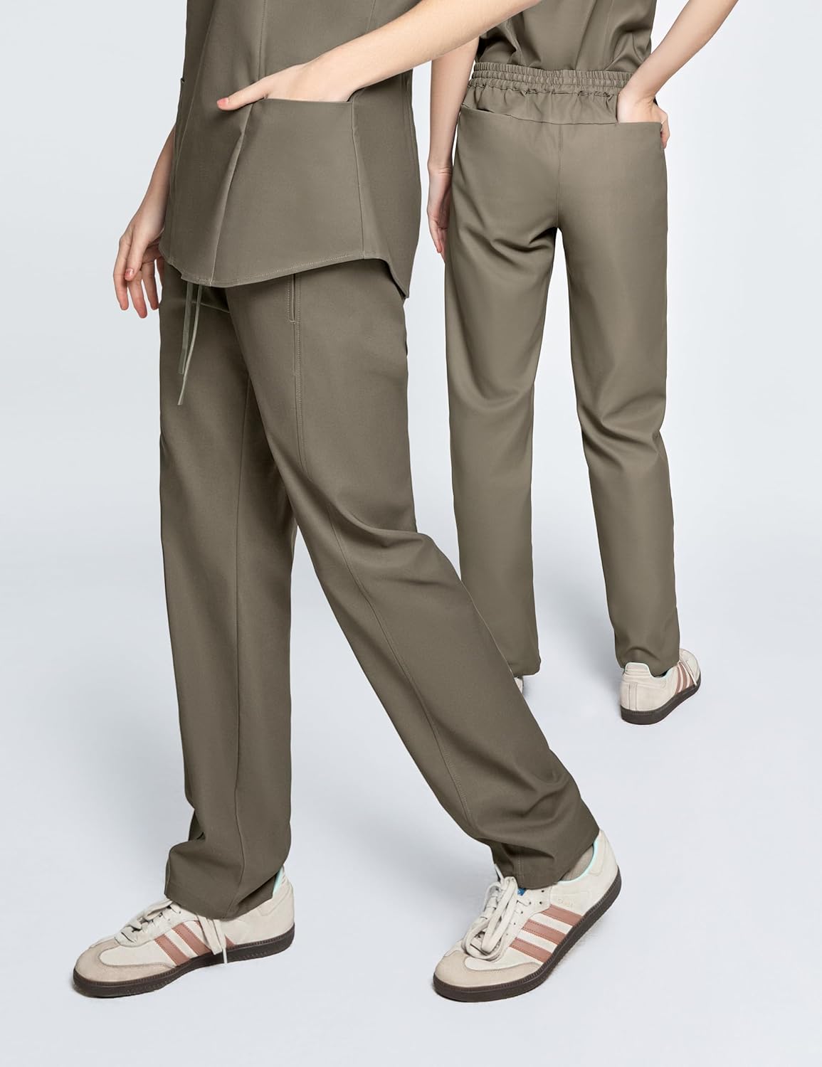 Acadia Cambria Straight-Leg Scrub Pants for Women: Soft and Durable Fabric, 4 Pockets, Easy Care Women Scrub Pants - Image 2