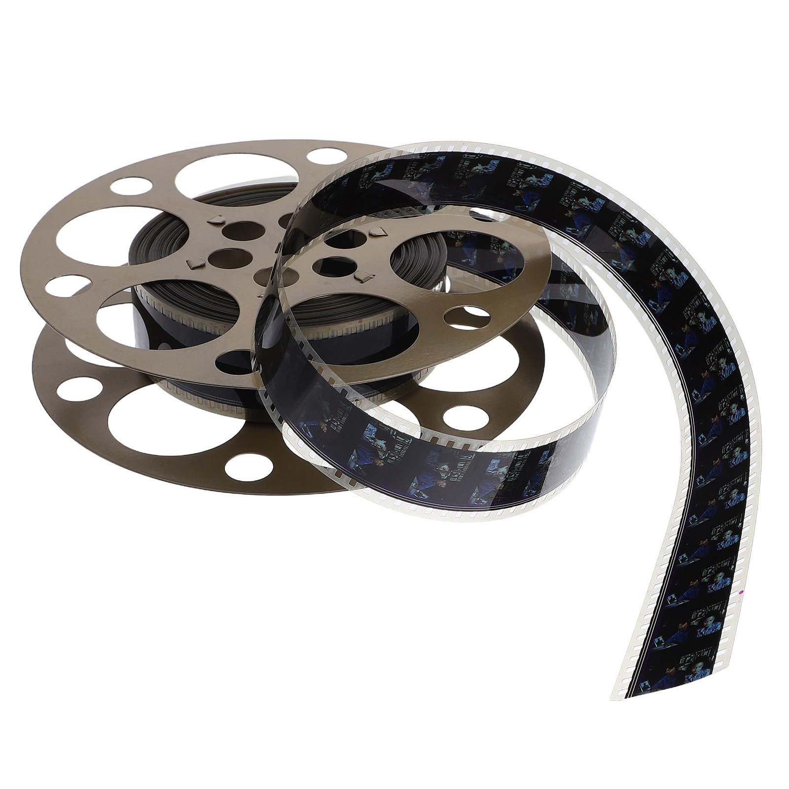 SEWACC Vintage Filmrequisiten Dekoration aus Eisen in Gold 18cm Größe Leichte und Flexible Tischdekoration für Theater und Kino Partys