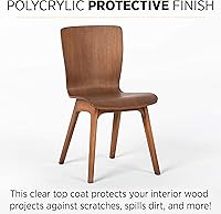 Vista 3 de Minwax 222224444 Acabado protector de poliacrílico, a base de agua, color mate, de 1/2 pinta.