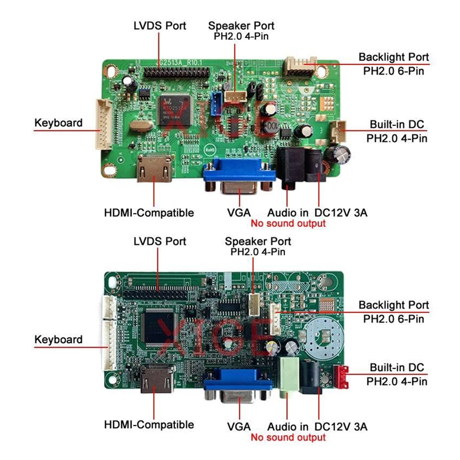 Scheda Controller Driver Driver A Matrice LCD Adatta LP173WD1 CLAA173UA01A Kit VGA LVDS Display Portatile A 40 Pin 17,3 "compatibile HDMI 1600 * 900 Accessori(For LP173WD1(TL)(B2))
