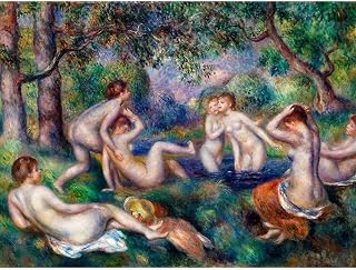 ArtDirect Bathers in the Forest 1897 10x8 UnFramed Art Print Poster Ready for Framing by Renoir, Pierre-Auguste