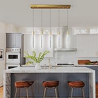 Vista 82 de Kitchen Island Lighting Modern Light Fixture Kitchen Island Pendant Light Dimmable LED Chrome Mini Pendant Lighting Dinning Room Living Room Chrome