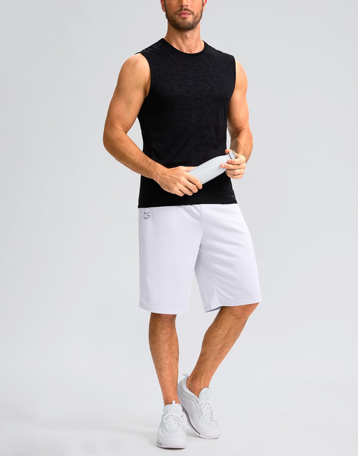 G Gradual Men's Athletic Shorts with Pockets 11" Long Basketball Shorts Lightweight Quick Dry Gym Workout Shorts for Men - Image 3