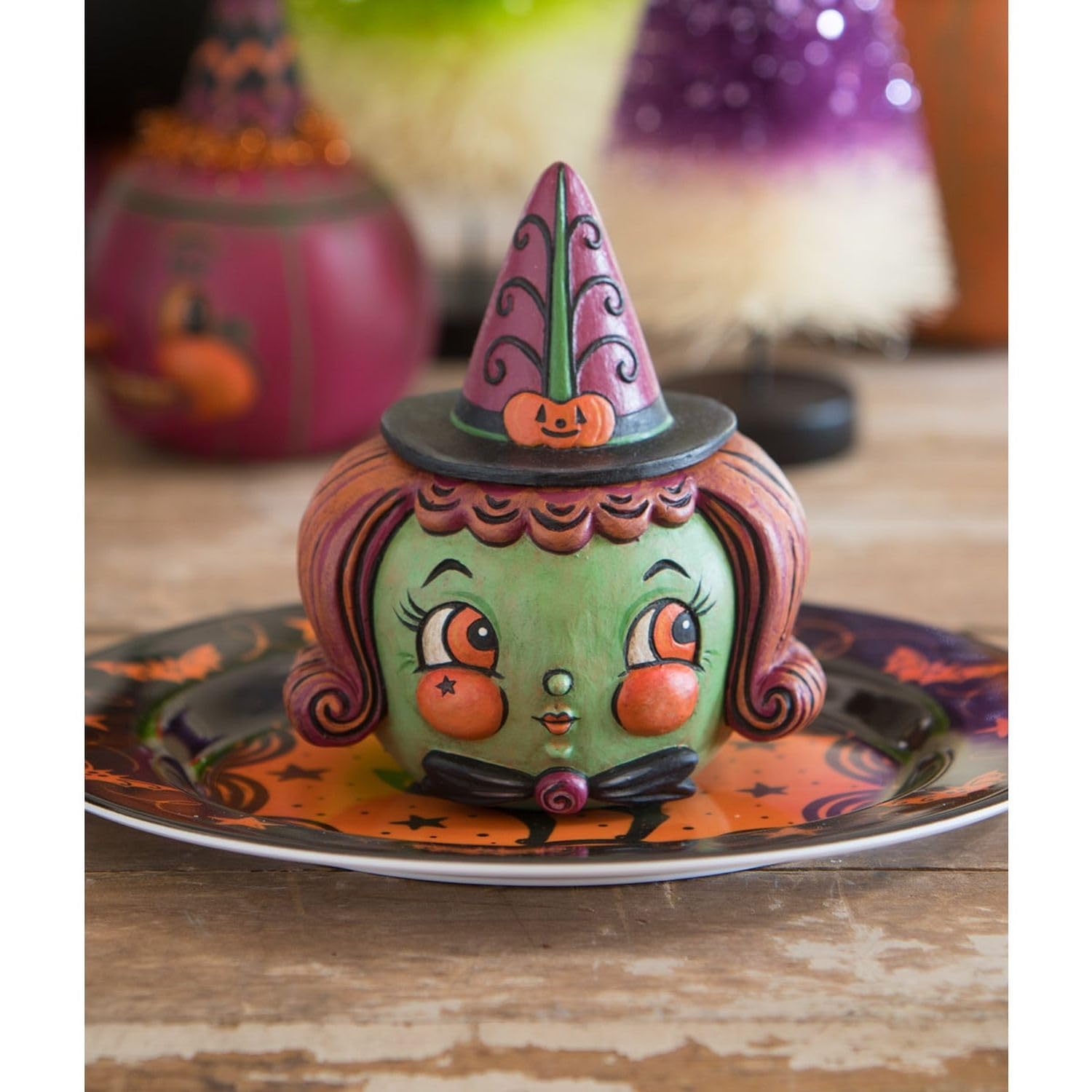 Amazon.com: Bethany Lowe Hagatha Witch Hollow Head Container