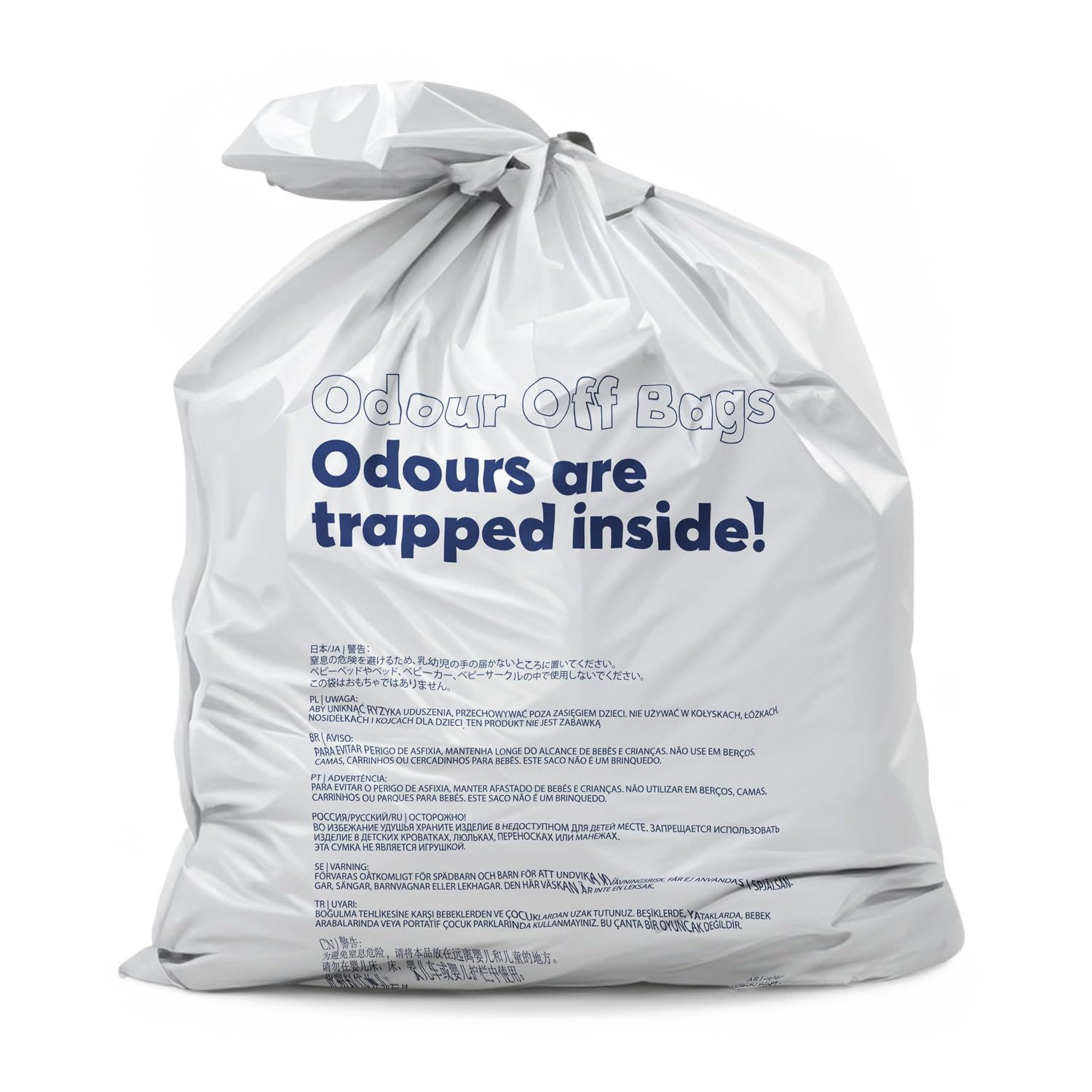 Chicco Sacchetti Odour off 45 pezzi, Mangiapannolino, Triplo Strato, Antiodore