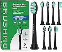 Vista 7 de Brushmo Cepillo de dientes eléctrico Super Sonic con 4 cabezales de repuesto, cepillo de dientes electrónico recargable para adultos con 5 modos