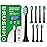 Brushmo Plaque Control Replacement Toothbrush Heads, Compatible with Philips Sonicare Click-on Electric Toothbrush Handles, 8 Standard Replacement Heads, SoftDuPont Bristles, BM928bk, Black