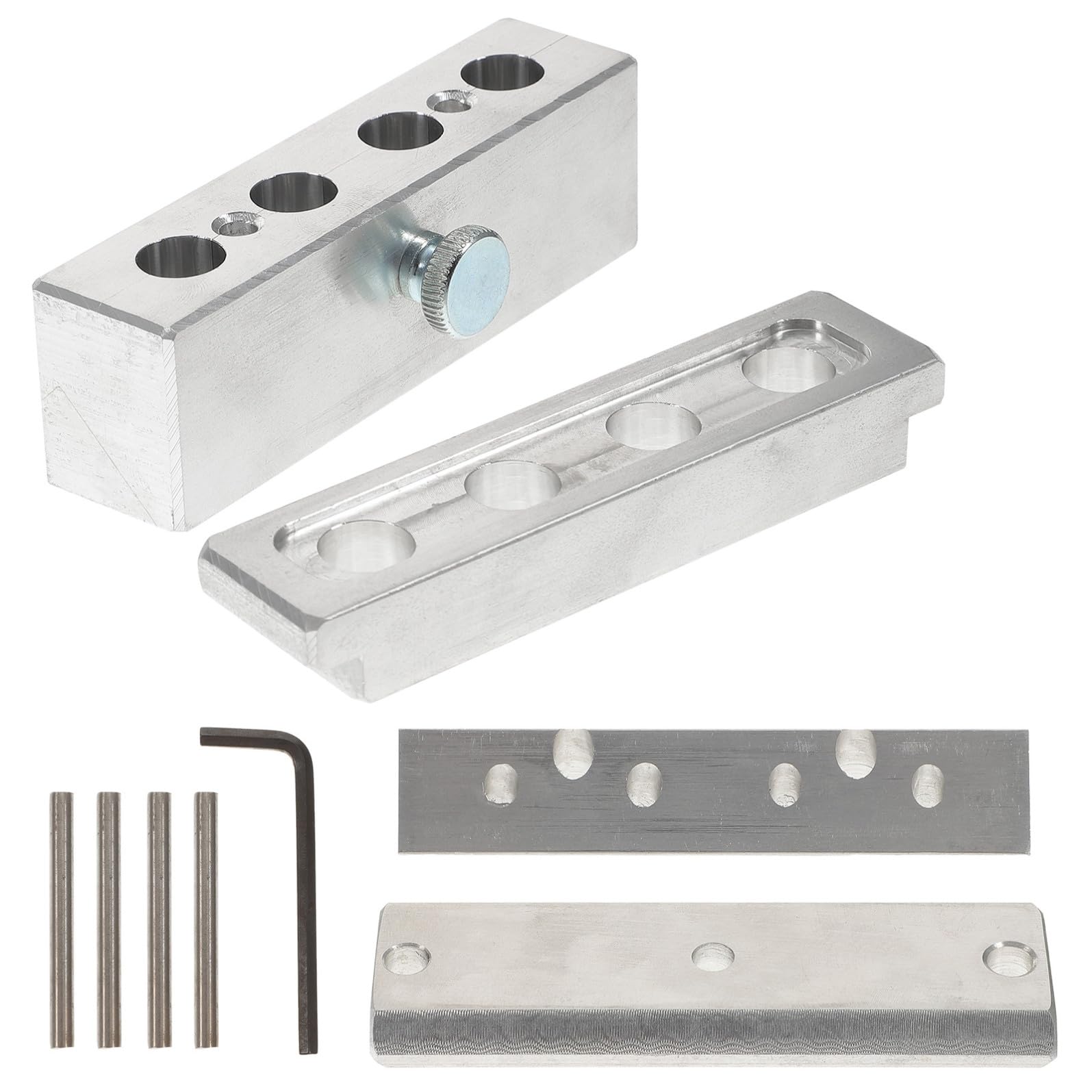 Lippenstiftform aus Aluminiumlegierung 4 loch Silber zum Lippenstift und Lippenbalsam Selber Machen Selbstgemacht Lippenstiftform für Handgemachte Lippenpflege