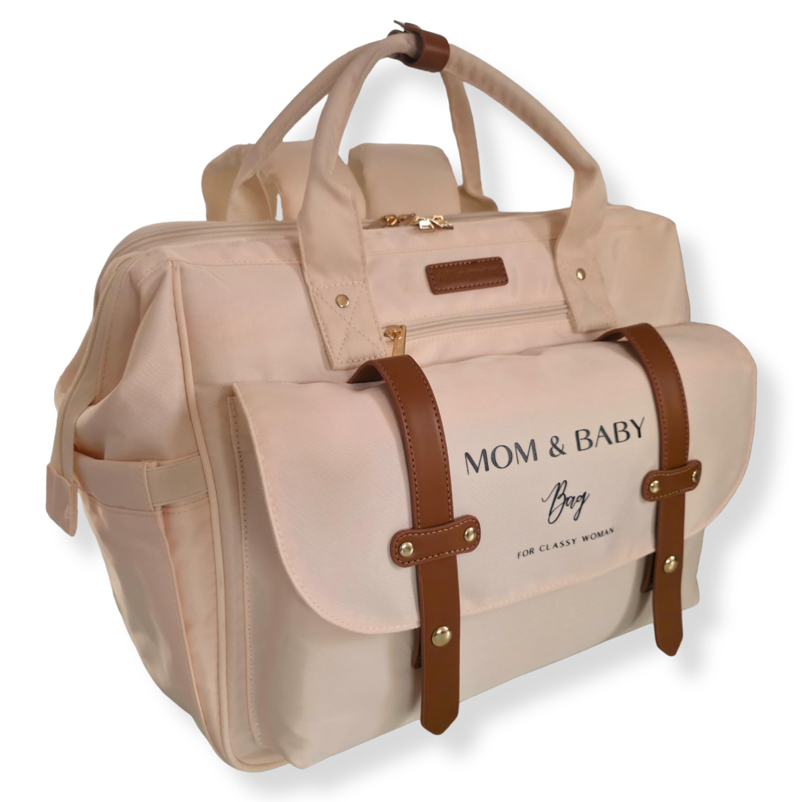 Zaino fasciatoio per neonata o ragazzo, borsa per maternità MOM&BABY BAG, borsa per neonati e mamma, fasciatoio impermeabile isotermico passeggino passeggiata bambino
