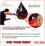 Bull Doza Fight Wear Pro Water Punch Bag - Heavy Durable Waterproof - Three Sizes (L (19”) 53kg) - 4