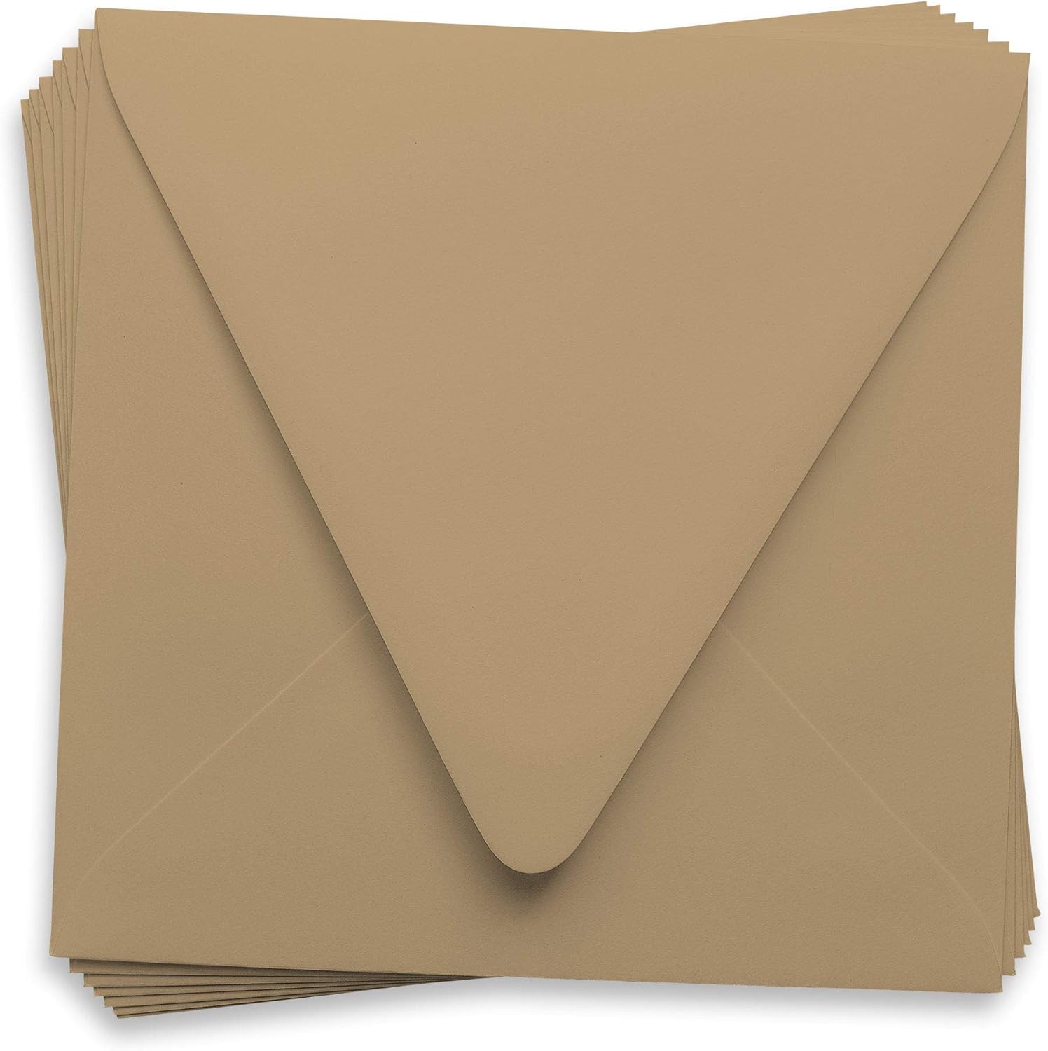 Rosa Pink Square Envelopes - 6 1/2 x 6 1/2 Gmund Colors Matt Euro Flap 68T, 25 Pack