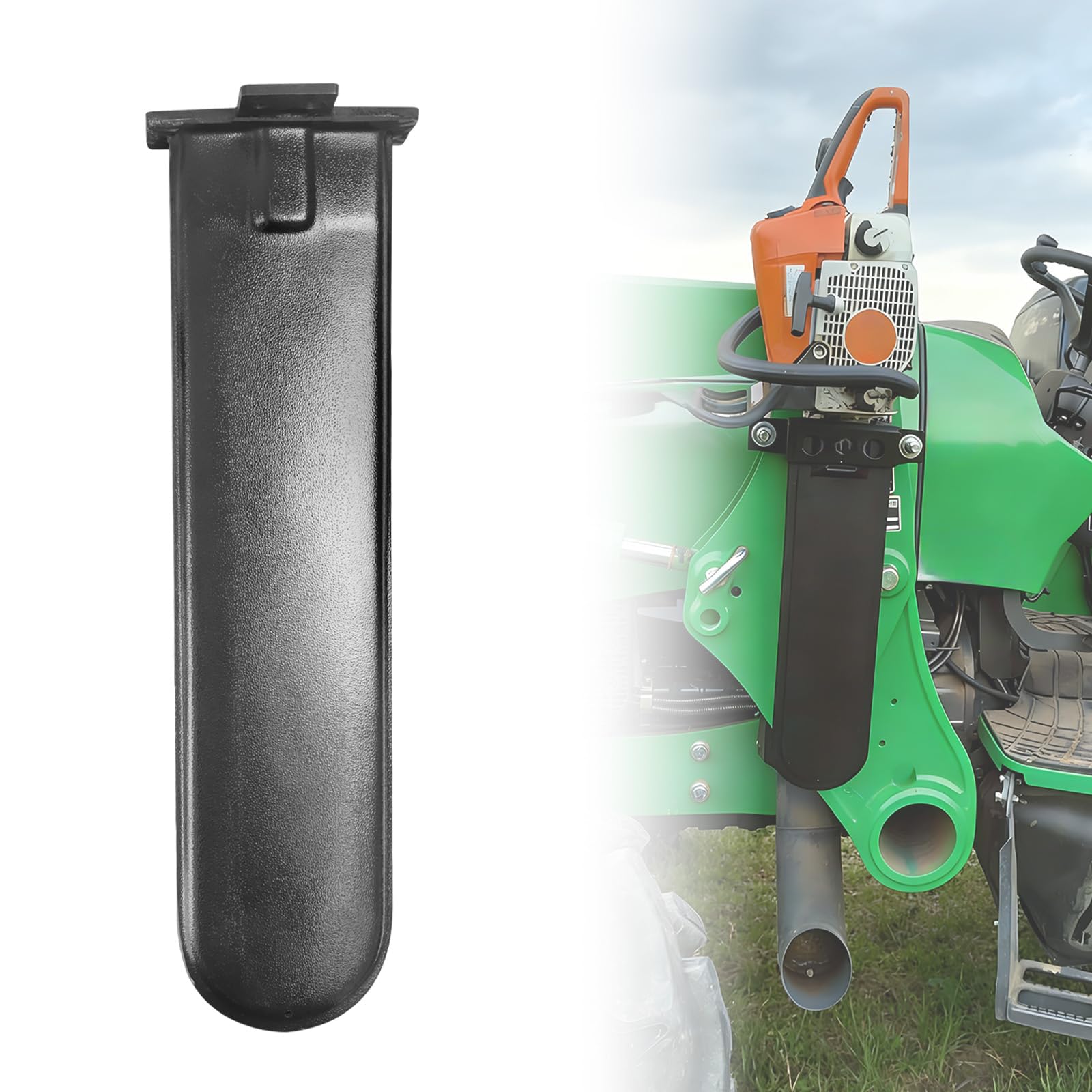 20" Universal Chainsaw Holder Chainsaw Scabbard Mount Carrier Kit | Tractor ATV UTV Truck