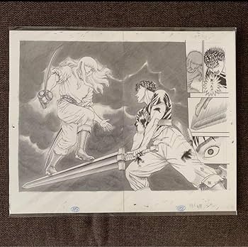 Amazon.co.jp: 大ベルセルク展 複製原画 名場面 ガッツ