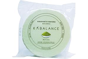 KABALANCE Amaranth Wafer Healthy Snacks for Matcha Lovers
