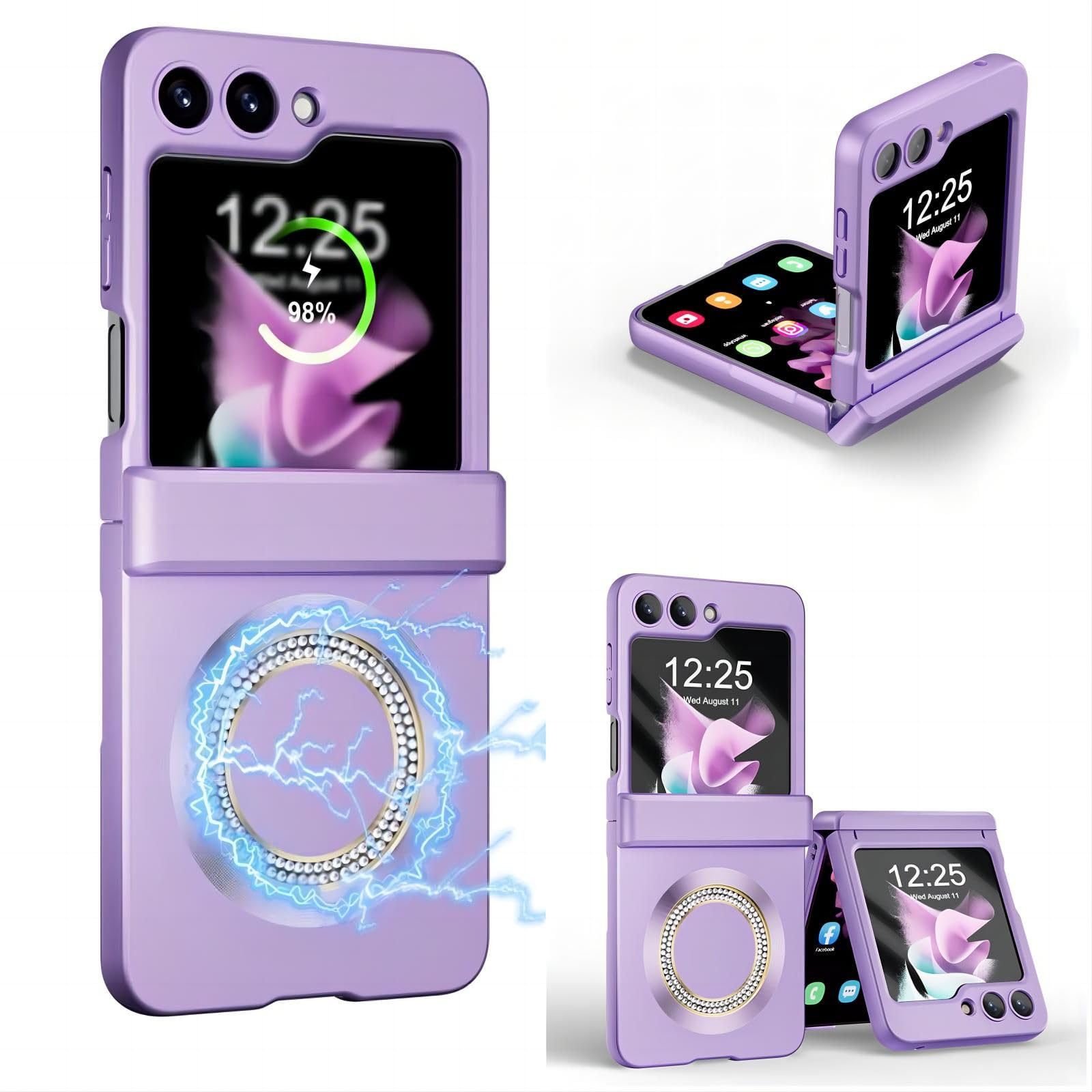 Étui pour Samsung Galaxy Z Flip5 antichoc avec protection de charnière