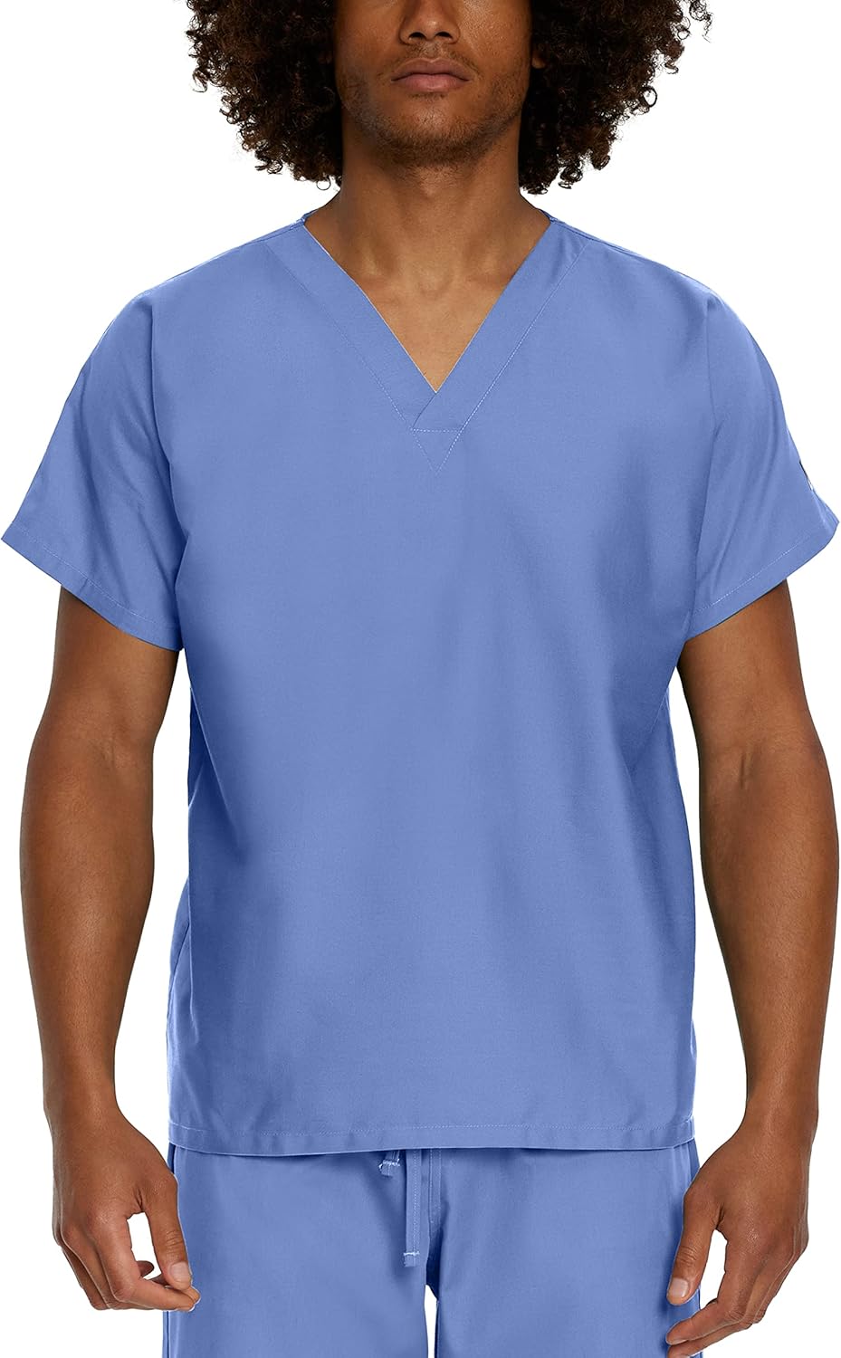 Landau Scrub Zone Unisex Relaxed Fit No-Pocket V-Neck Scrub Top LT102