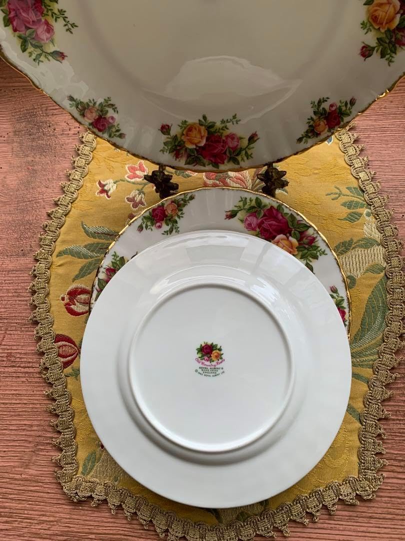 ロイヤルアルバート　オールドカントリーローズ　 ケーキプレート5枚セット ロイヤルアルバート オールドカントリーローズ ケーキプレート5