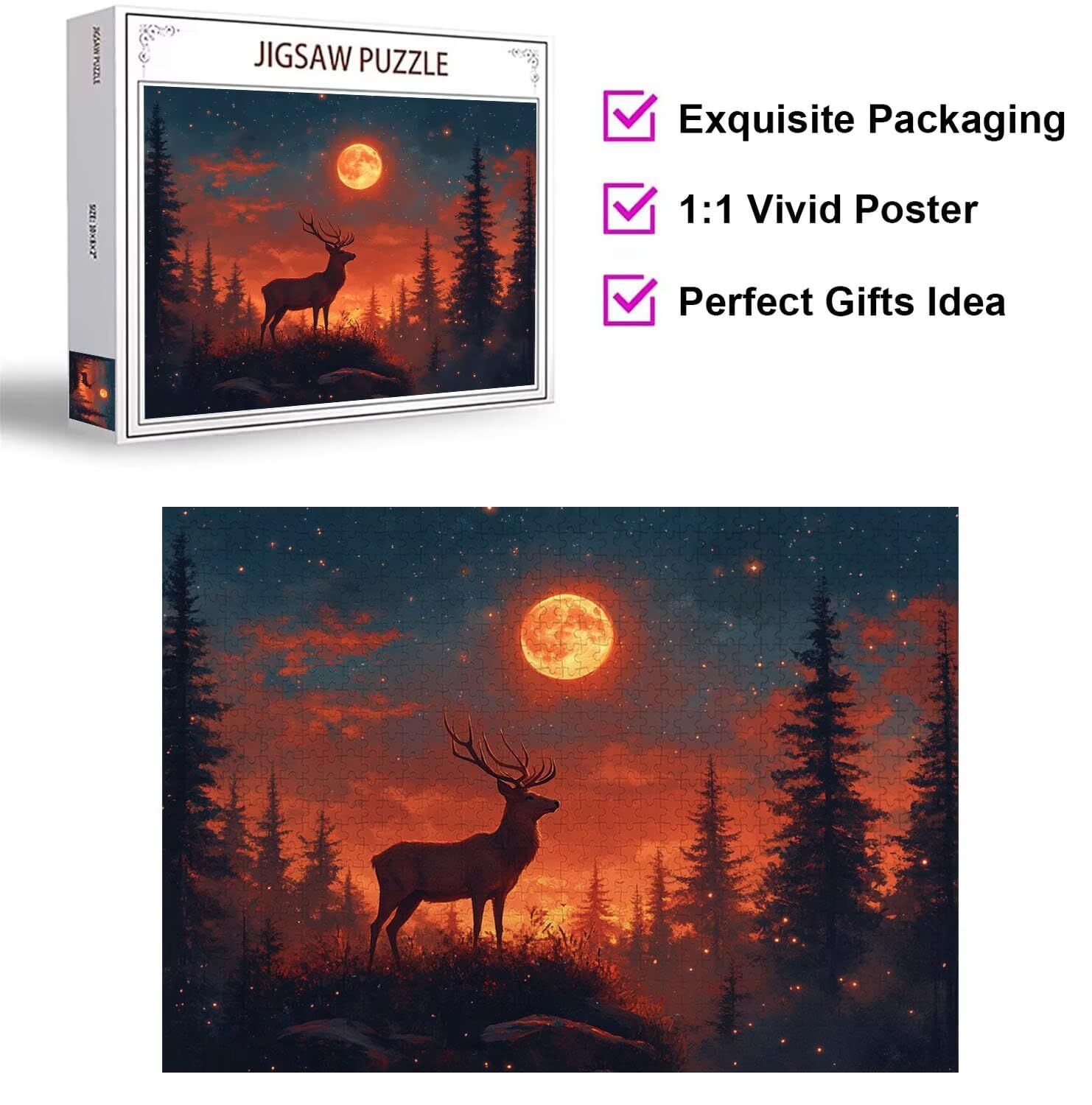 5000 sztuk puzzli dla dorosłych Moon Challenging Puzzle Games, n-902