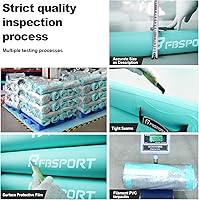 Vista 6 de FBSPORT - Colchonetas inflables de entrenamiento de 4 u 8 pulgadas de grosor, pistas de gimnasia para uso en el hogar, animadoras, yoga