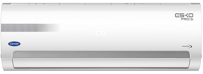 Carrier 1.5 Ton 3 Star Inverter Split AC (Copper, CAI18EO3N8F0, White)