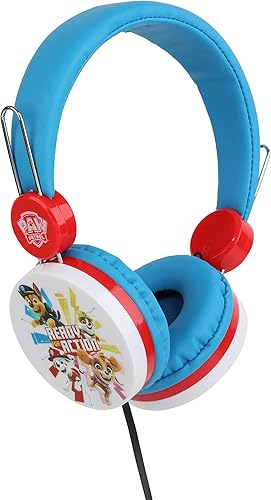 Sakar Paw Patrol HP1-01057 - Auriculares suaves y acolchados para adaptarse a cualquier tamaño, diadema ajustable, gran sonido, tecnología de