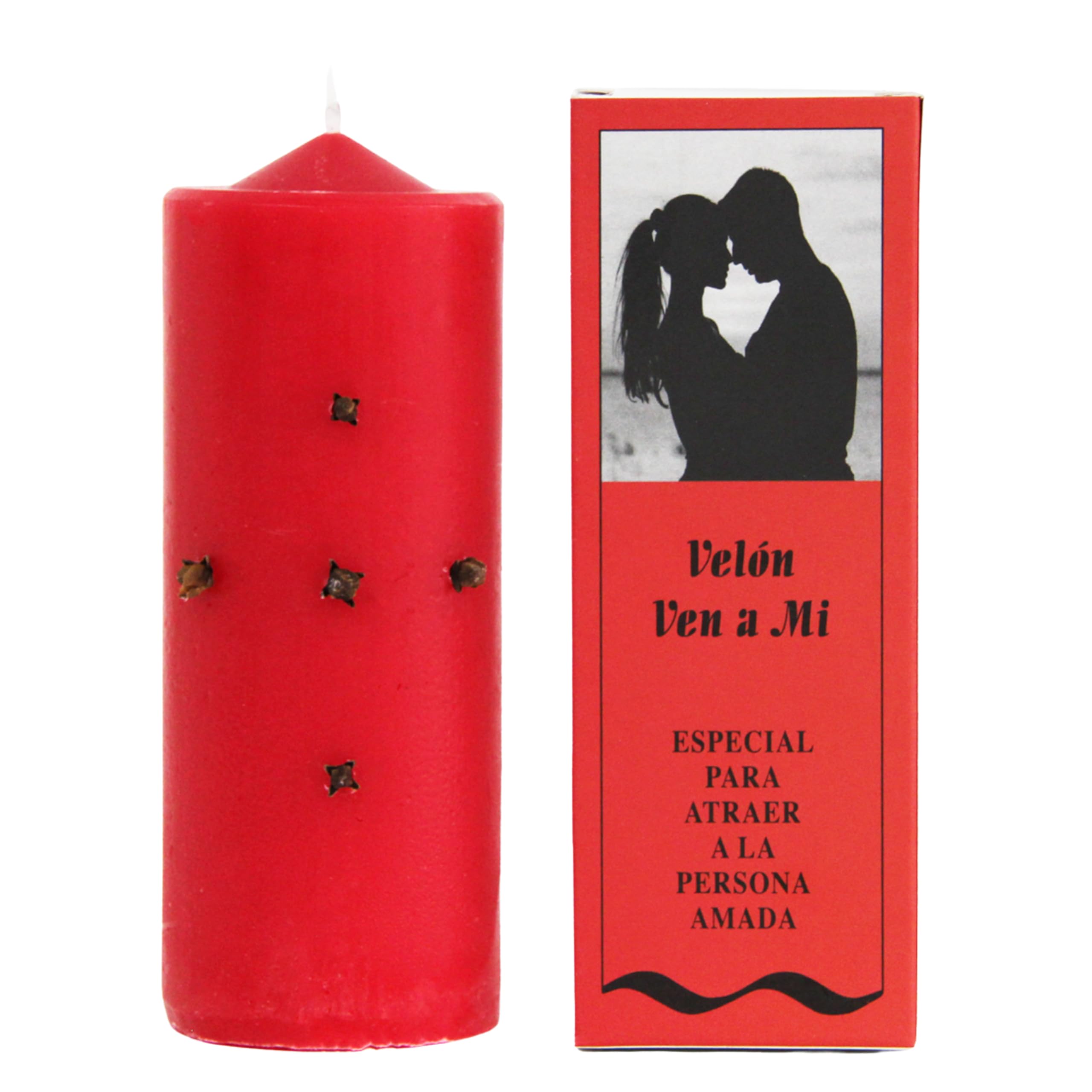 Velón Preparado Ven a Mí – Ritual para Atraer el Amor de Alguien | Vela Esotérica para Fortalecer Relaciones | Hecho a Mano con Hierbas | Incluye Instrucciones y Oración