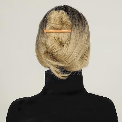 Miniatura 5 de Pinzas grandes de plástico para peinar, pinzas decorativas para medio recogido y cola de caballo, para niñas, mujeres con cabello muy fino y medio,