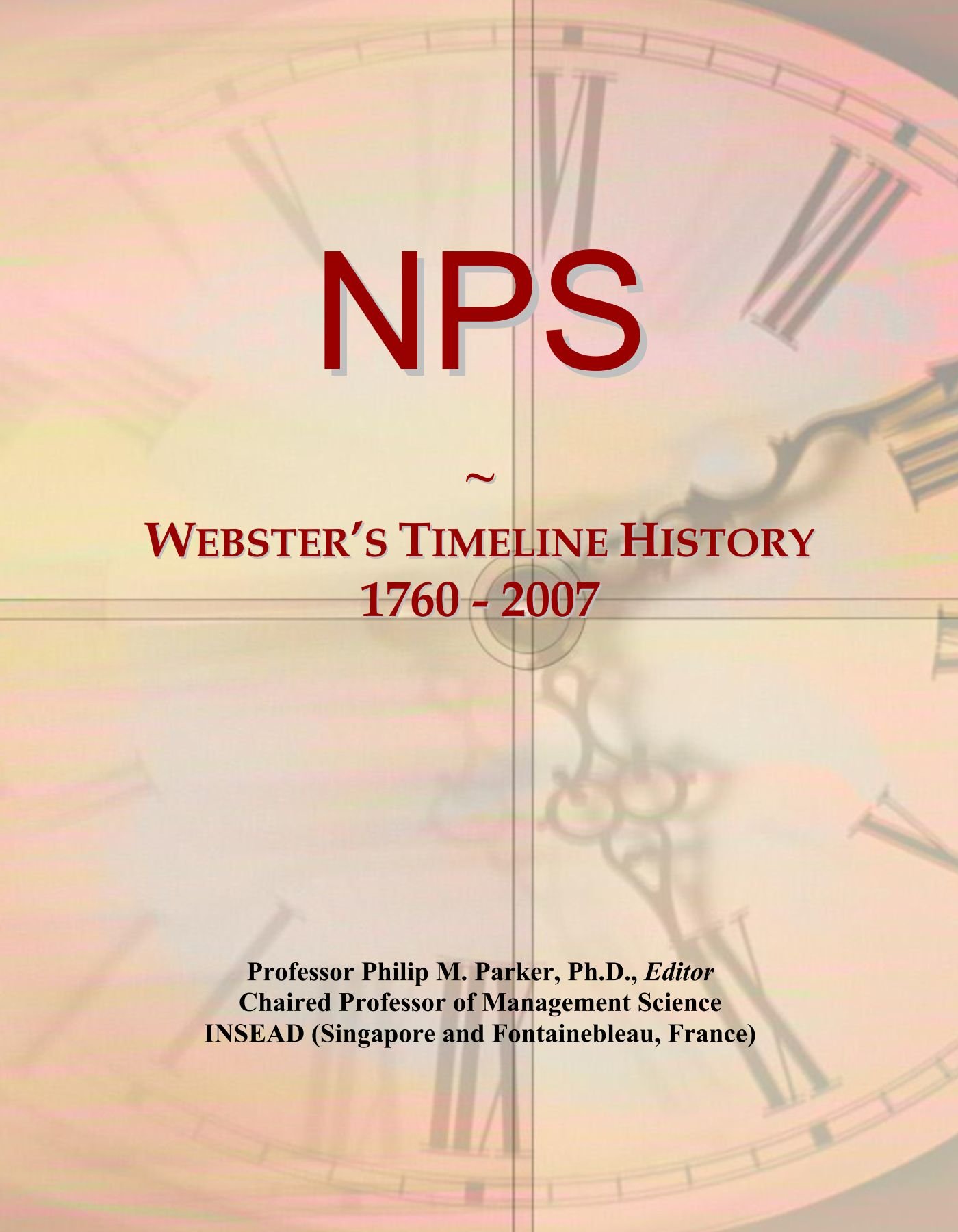 NPS: Webster's Timeline History, 1760 - 2007