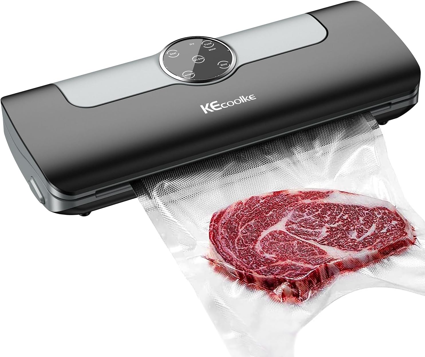 KECOOLKE Vacuum Sealer Food Sealer Machine, Dry/Moist