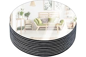 12" Round Mirrors for Centerpieces, Set of 12
