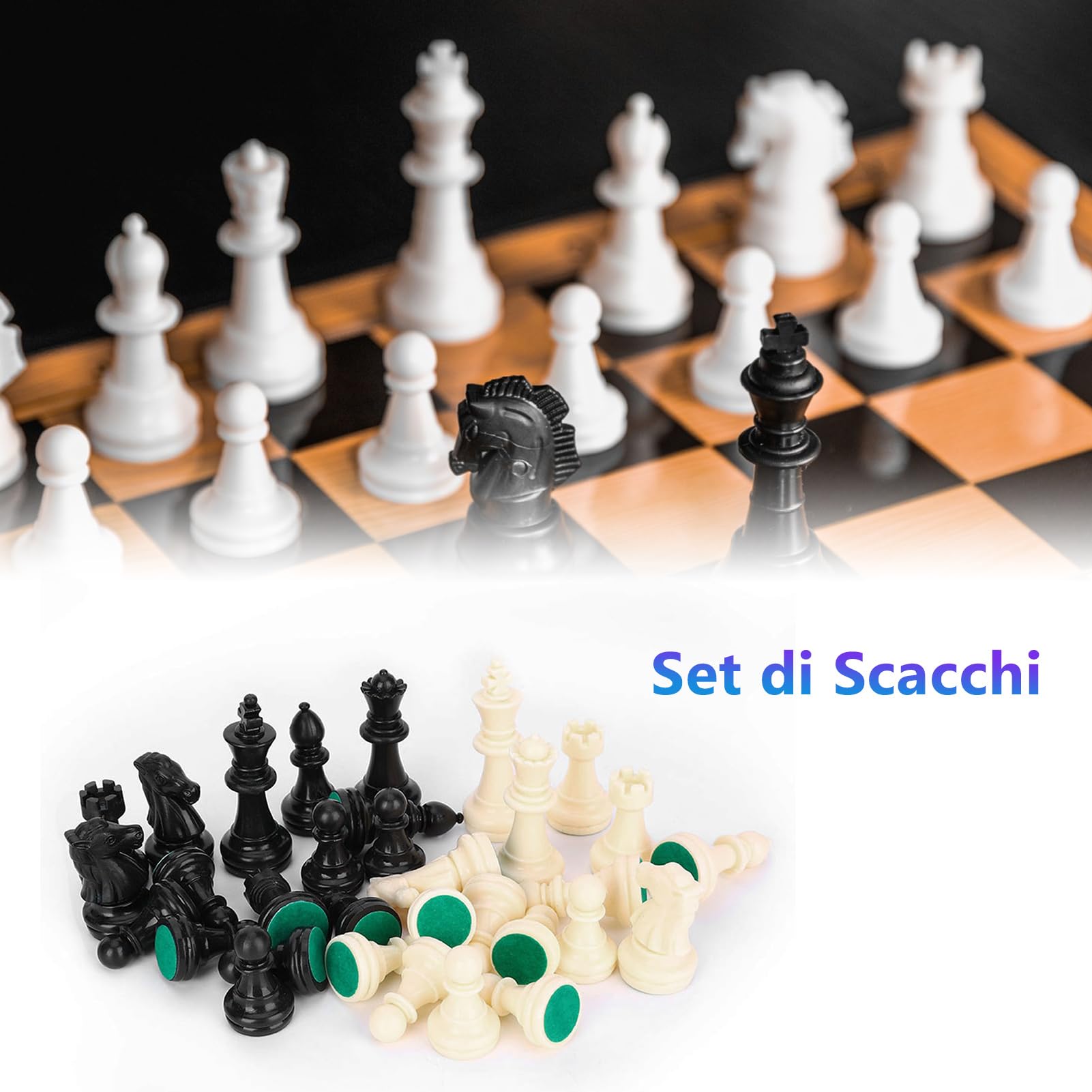 SQUARE - Negozio di scacchi - Scacchiera - Plastica