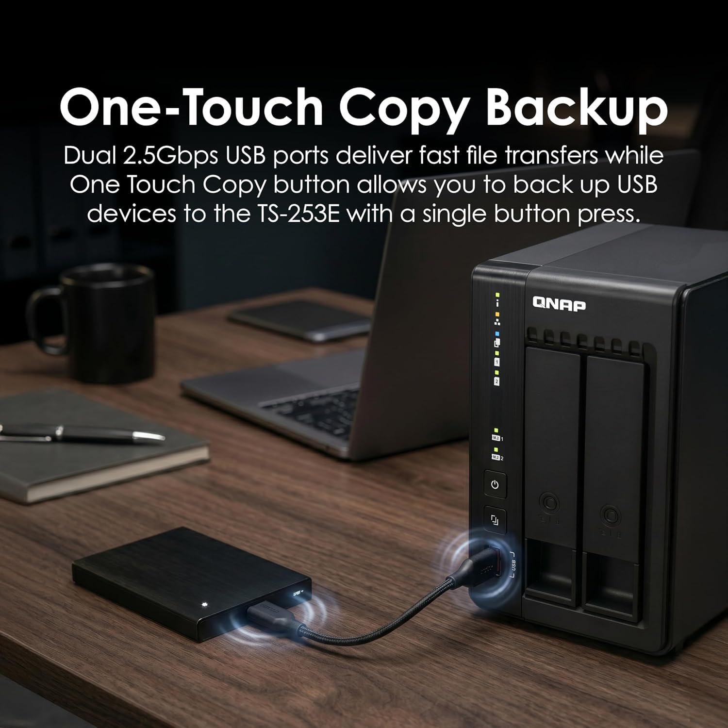 QNAP TS-253E NAS - Compact & Powerful Storage -4