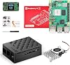 RasTech for Raspberry Pi 5 Kit 16GB RAM with Pi 5 Case,Active Cooler,Screwdrive and Raspberry Pi 5 16GB Board Included