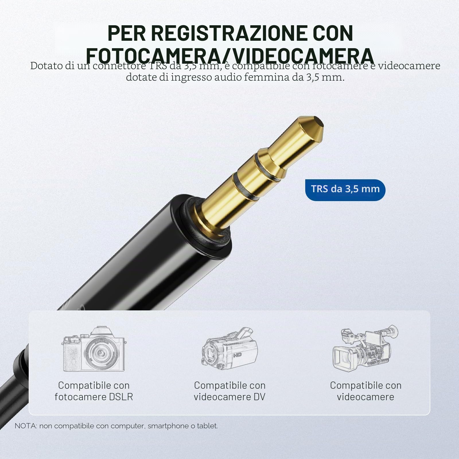 NEEWER Microfono Lavalier da Bavero a Condensatore Omnidirezionale con Clip/Cavo, 2pz Lav Mic per Palco YouTube Streaming Live, Compatibile con Rode Wireless GO II 2 DJI Trasmettitore Mic Wireless,CM5