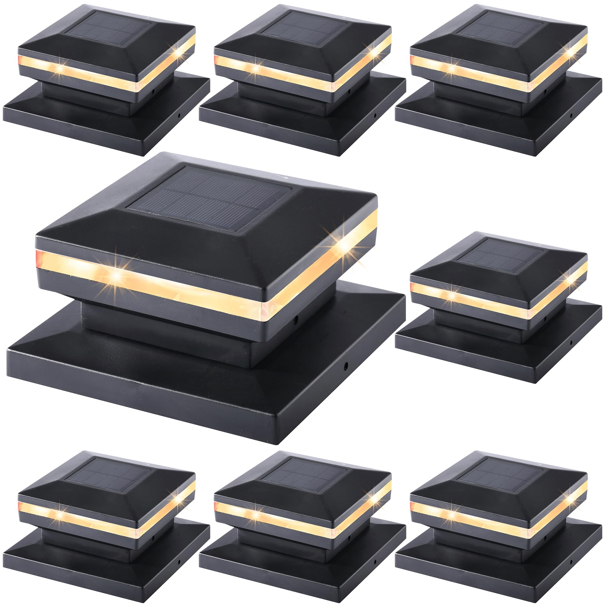 Dynaming Paquete De 2 Luces Solares Para Postes Para