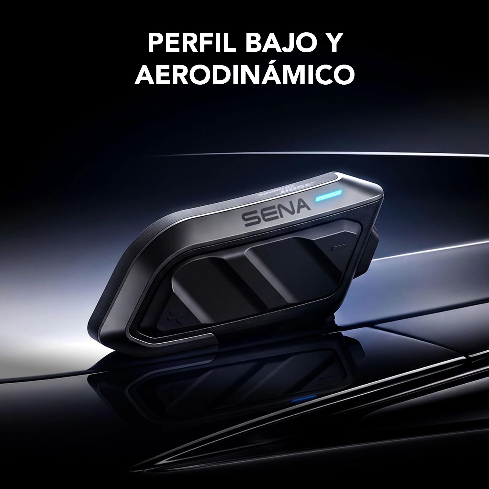 Sena Spider X Slim Comunicador Motocicleta Mesh Intercom Auriculares