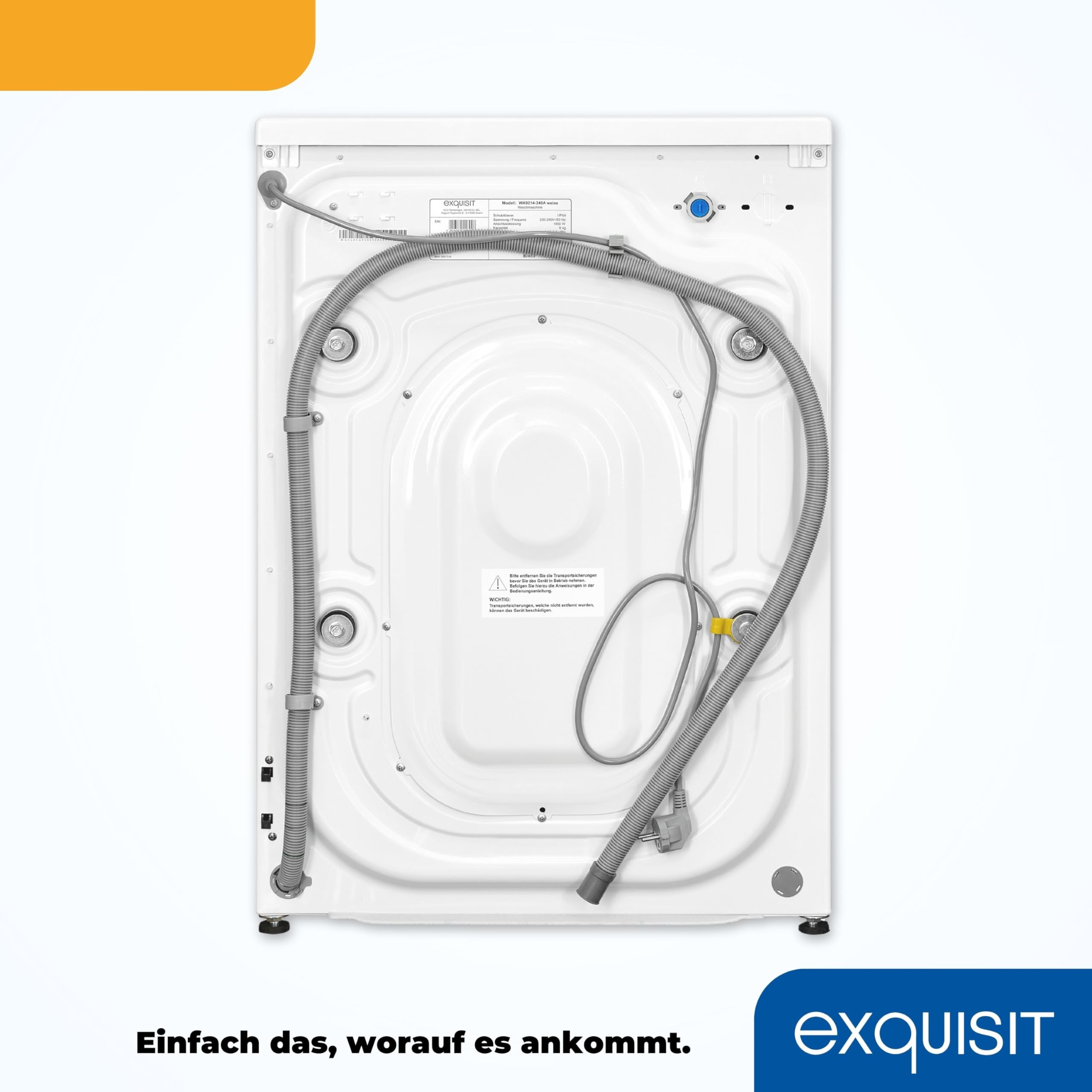Exquisit Kondensationstrockner TK810-060 weiss | 8 kg Füllmenge | Knitterschutz, Weiß