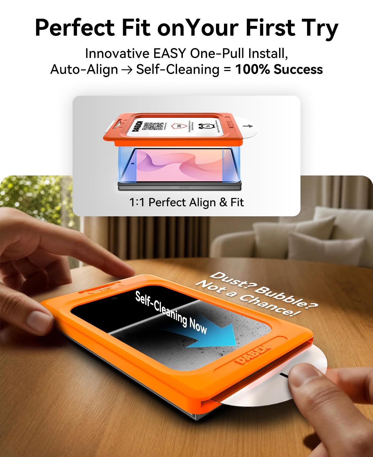 DABEN Tempered Glass For Samsung Galaxy Z Fold 8 — Amazon image 6