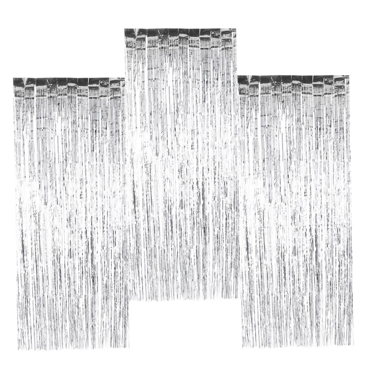 Mipcase 3PCS Decor for Party Background Tinsel Tassel Wall Decoration for Birthdays and Festivals Lightweight Material