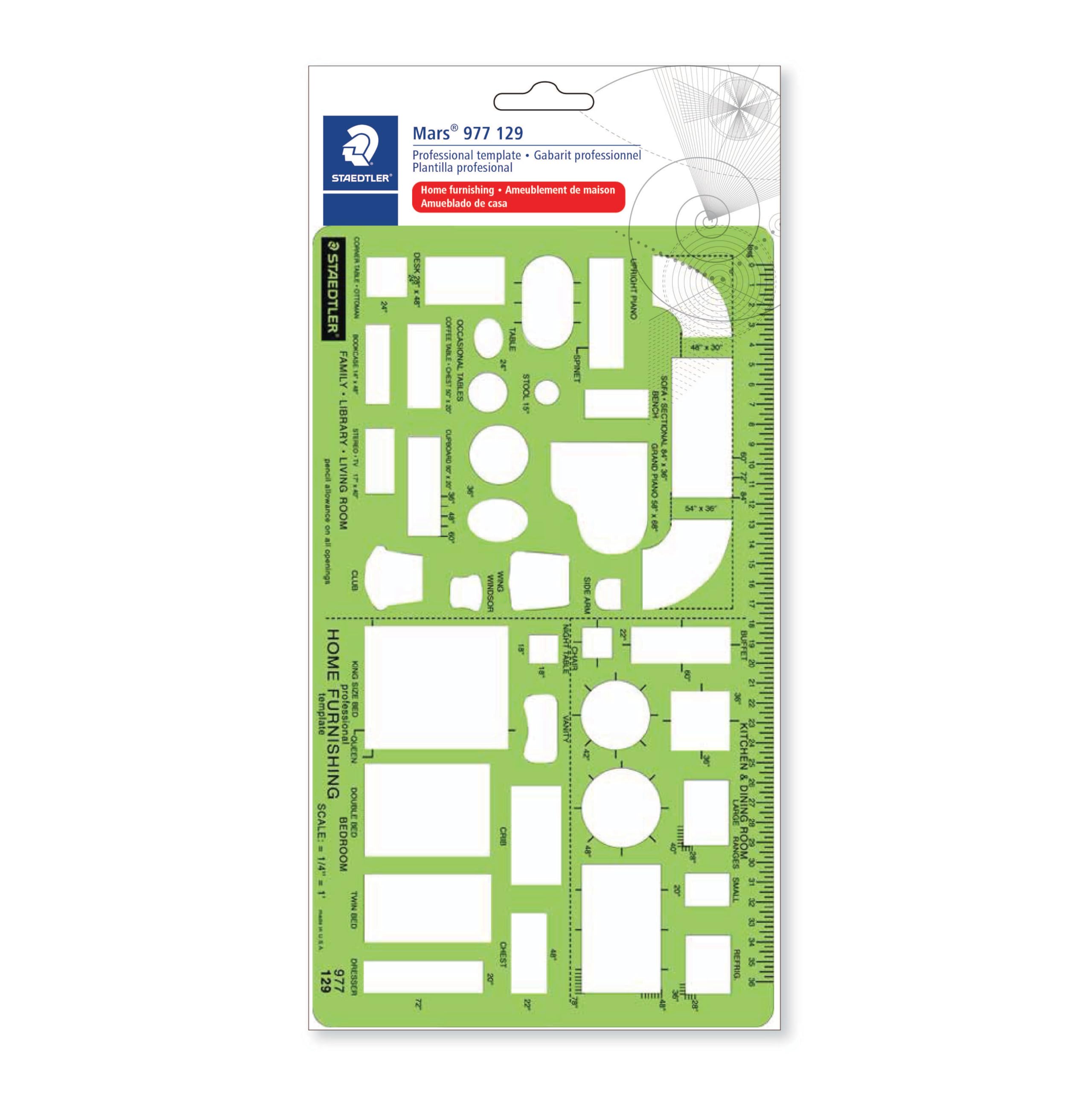 Staedtler Technical Drawing Template (977 129 02)