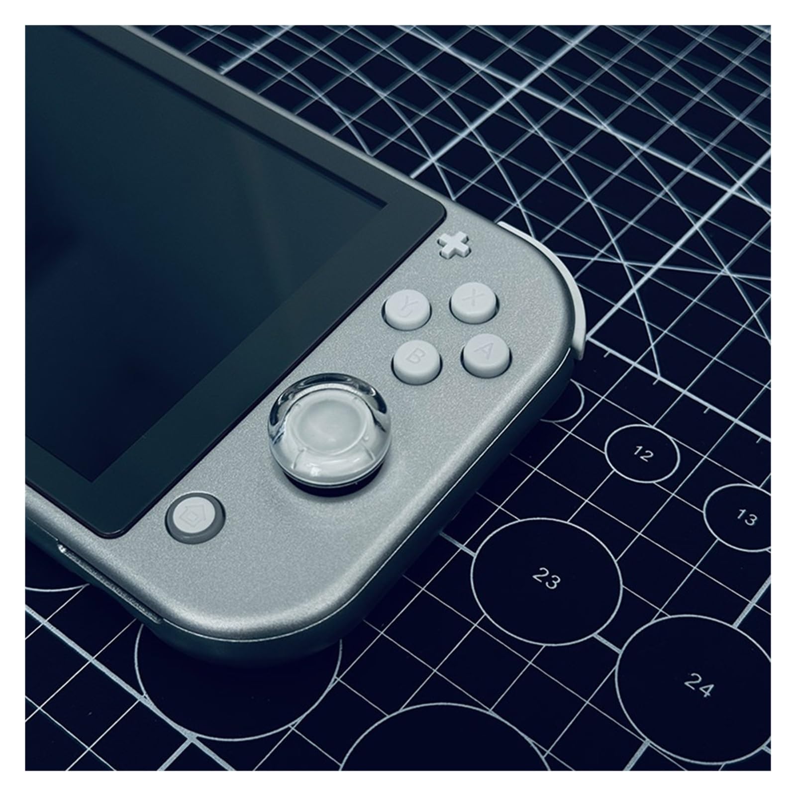 Guscio Di Alloggiamento In Lega Di Alluminio, Piastra Posteriore Di Ricambio In Metallo, Cover For Alloggiamento - Compatibile Con Nintendo Switch Lite(Red)