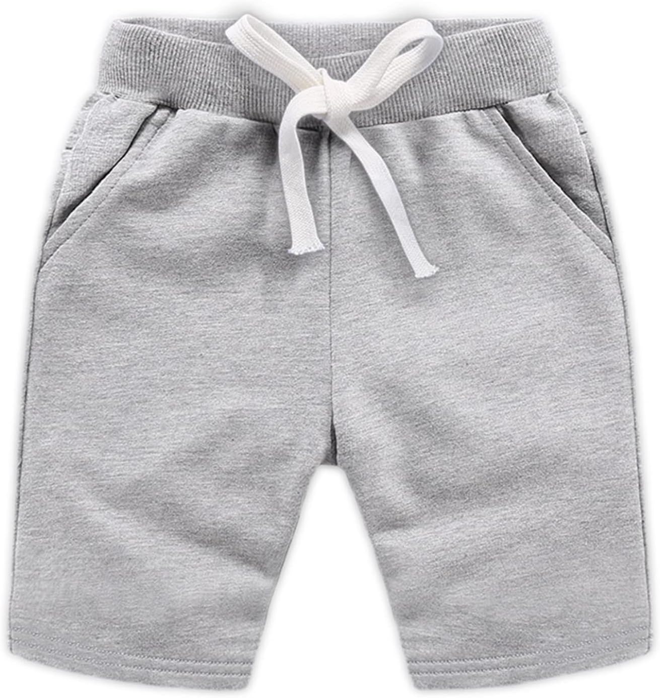 Toddler Baby Boys Summer Solid Cotton Sport Shorts Kids Harem Pants