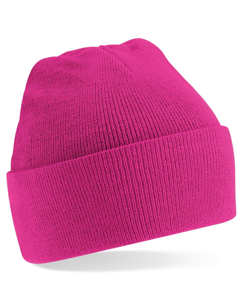 Beechfield Original Cuffed Beanie Colour=Fuchsia Size=O/S