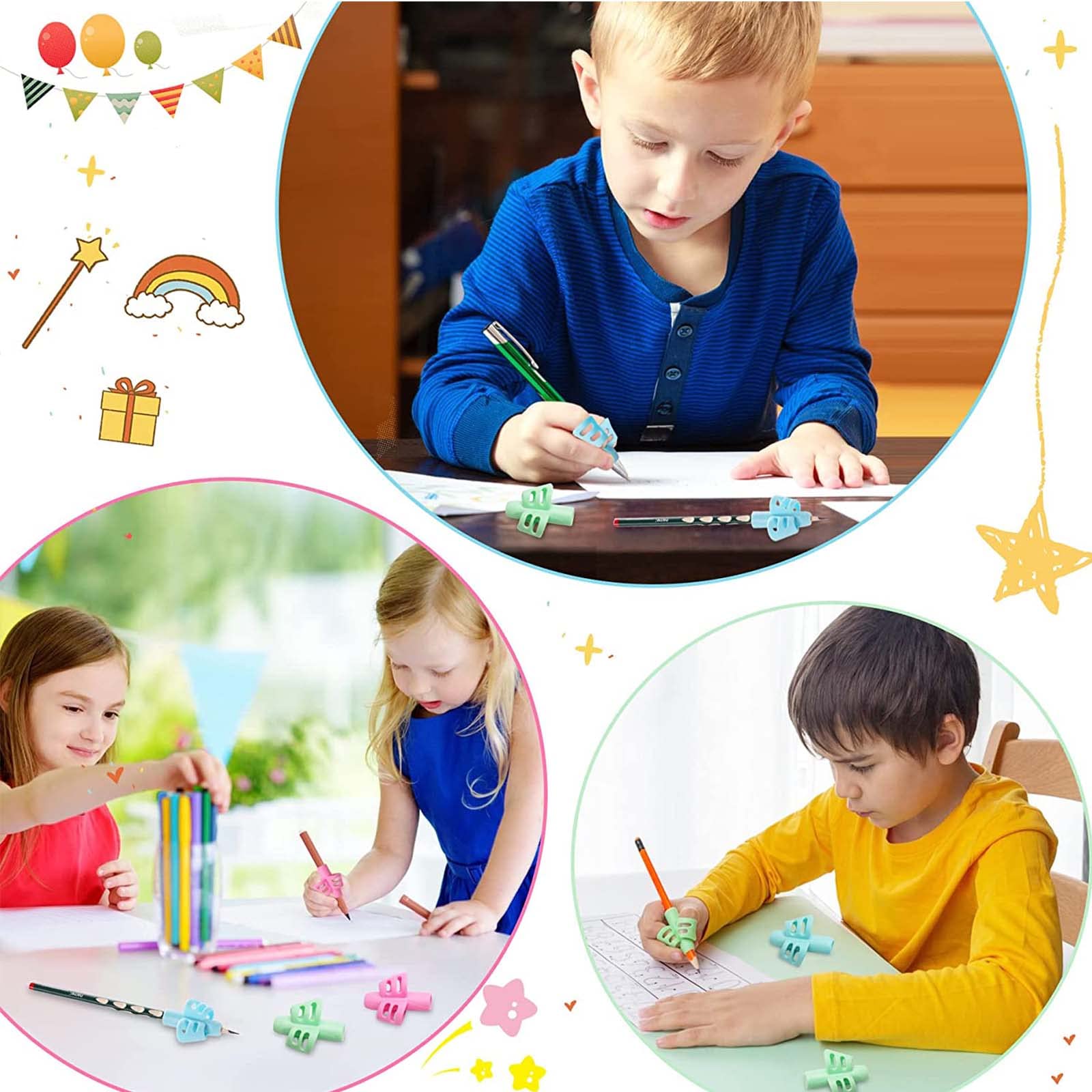 鉛筆持ち方 矯正 鉛筆もちかた 左右手兼用 鉛筆グリップ 面白い勉強セット Amazon.co.jp: 鉛筆もちかた 矯正 左右手兼用 鉛筆キャップ 鉛筆