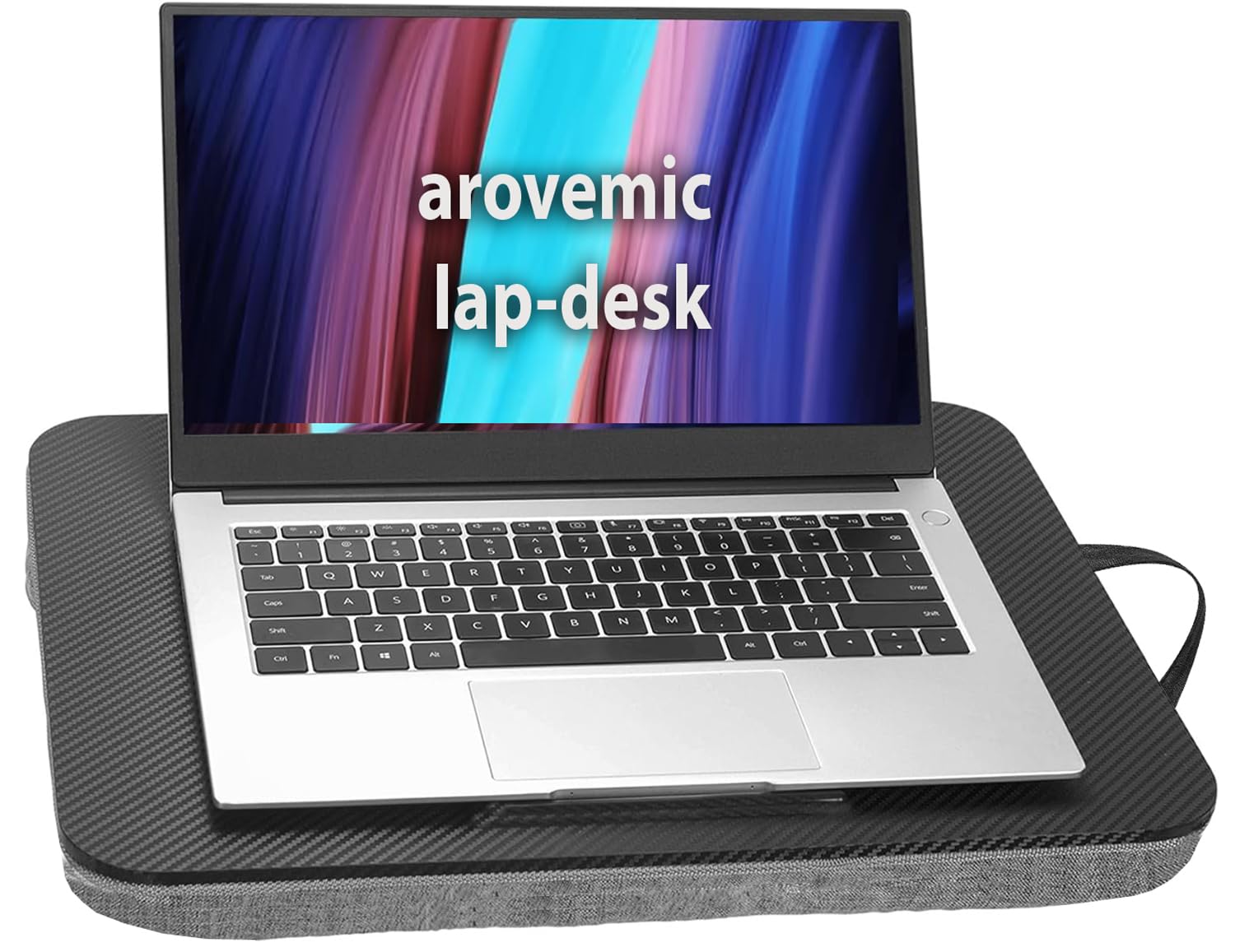 Portable Laptop Lap Desk Multifunctional with Non-Slip Pillow Wrist Pad Padded Wood Wide Work Tray and for Office Bed Table (BLACK) (B0CWR4QZBL) Amazon Price History, Amazon Price Tracker