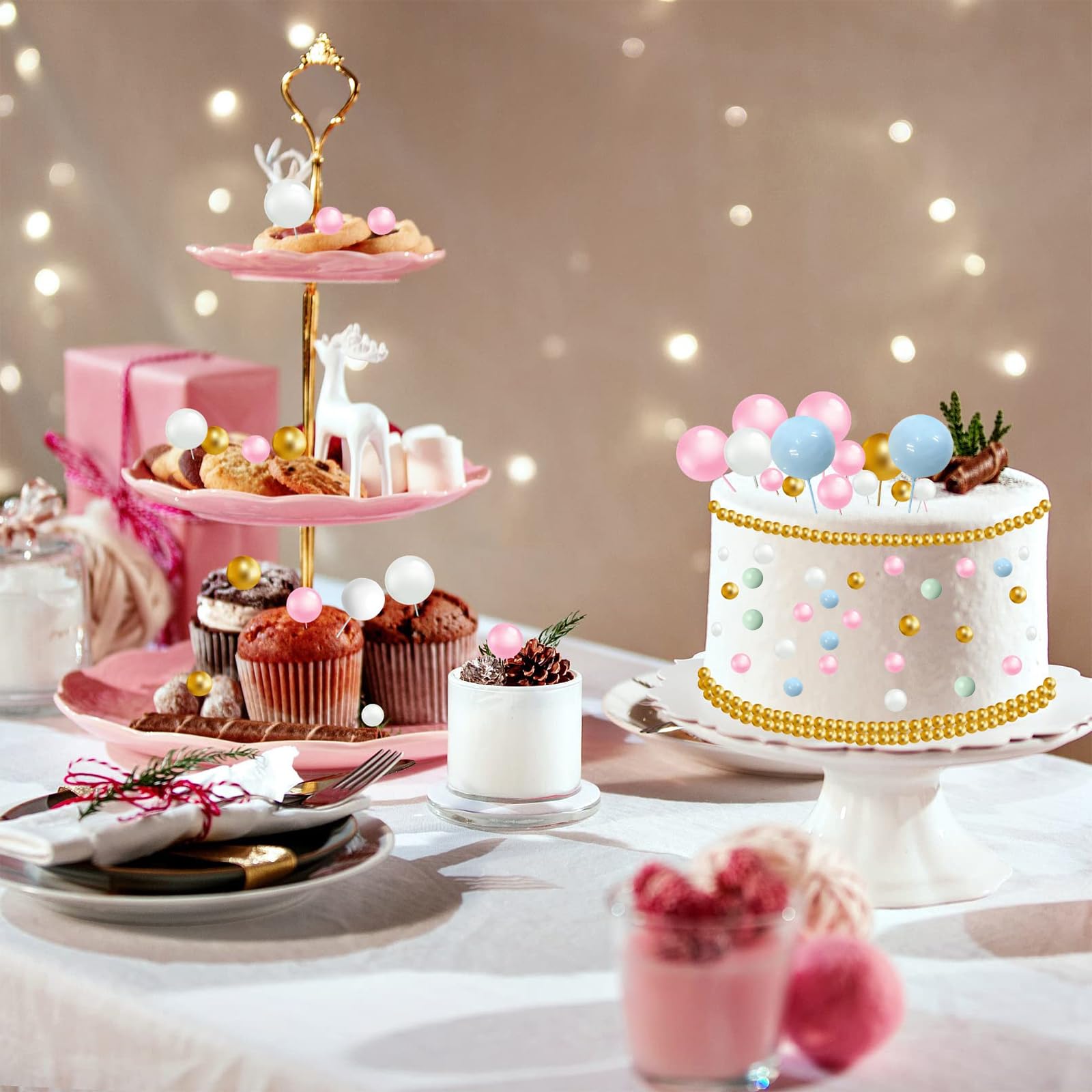 21Pz Toppers Laurea per Torta Auguri Dottoressa Rosso Gufo Segnaposto Decorazione Cupcakes Toppers per Festa Laurea Party
