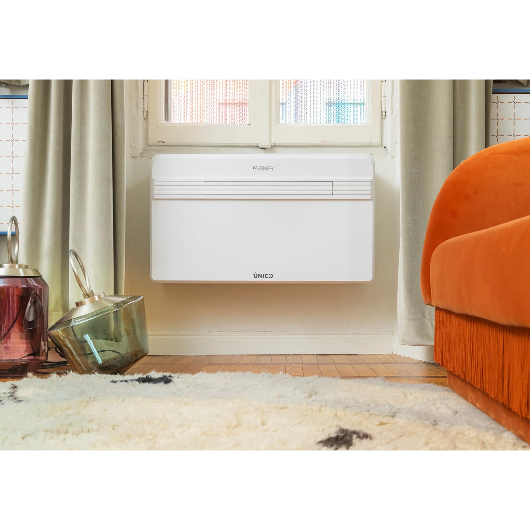 Olimpia Splendid Climatiseur sans Unité Extérieure Unico Pro 35 H-P Evan Inverter R32, Climatiseur Réversible Mural avec WiFi Intégré, Écran Tactile, 3,5 kW