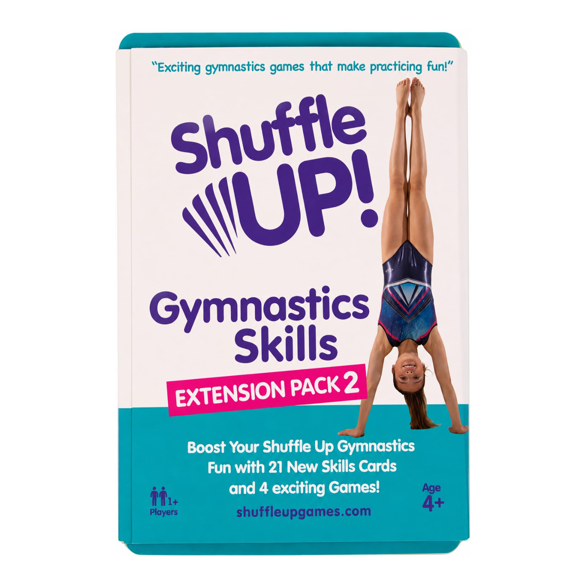 Shuffle Up Gymnastics Games Skills Extension Pack 2, 21 New Skills Cards