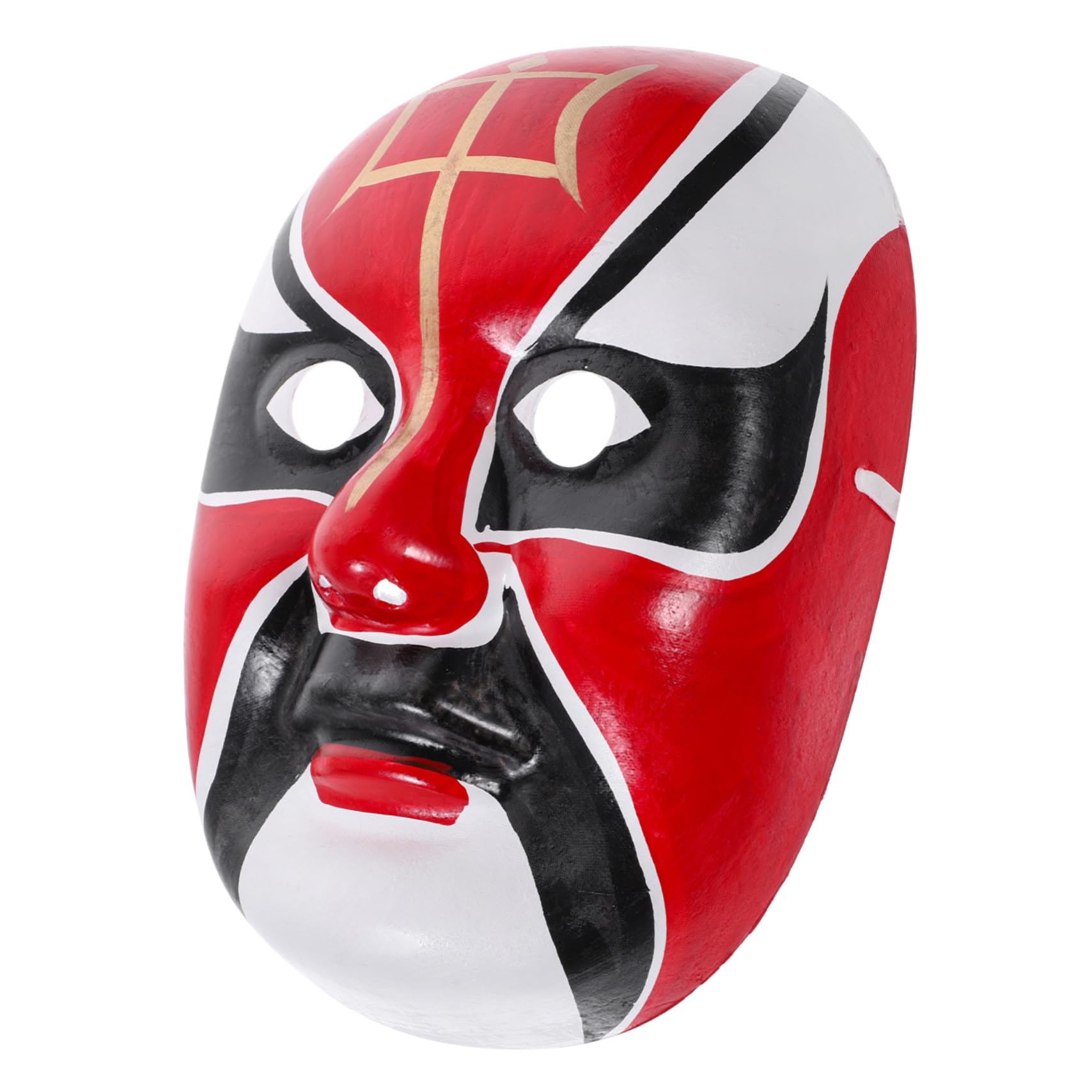 STOBAZA Decorative Chinese Mask Wall Hanging Art Cosplay Home Elegant Design for Dining Room Unique Party Decoration Easy Installation