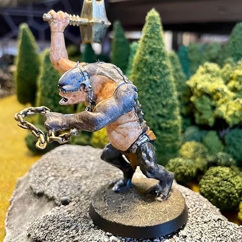 Miniatura 6 de Cave Troll 1 Minas miniatura pintadas de Moria Ogre Giant  El Señor de los Anillos  Juego de batalla de estrategia de la Tierra Media